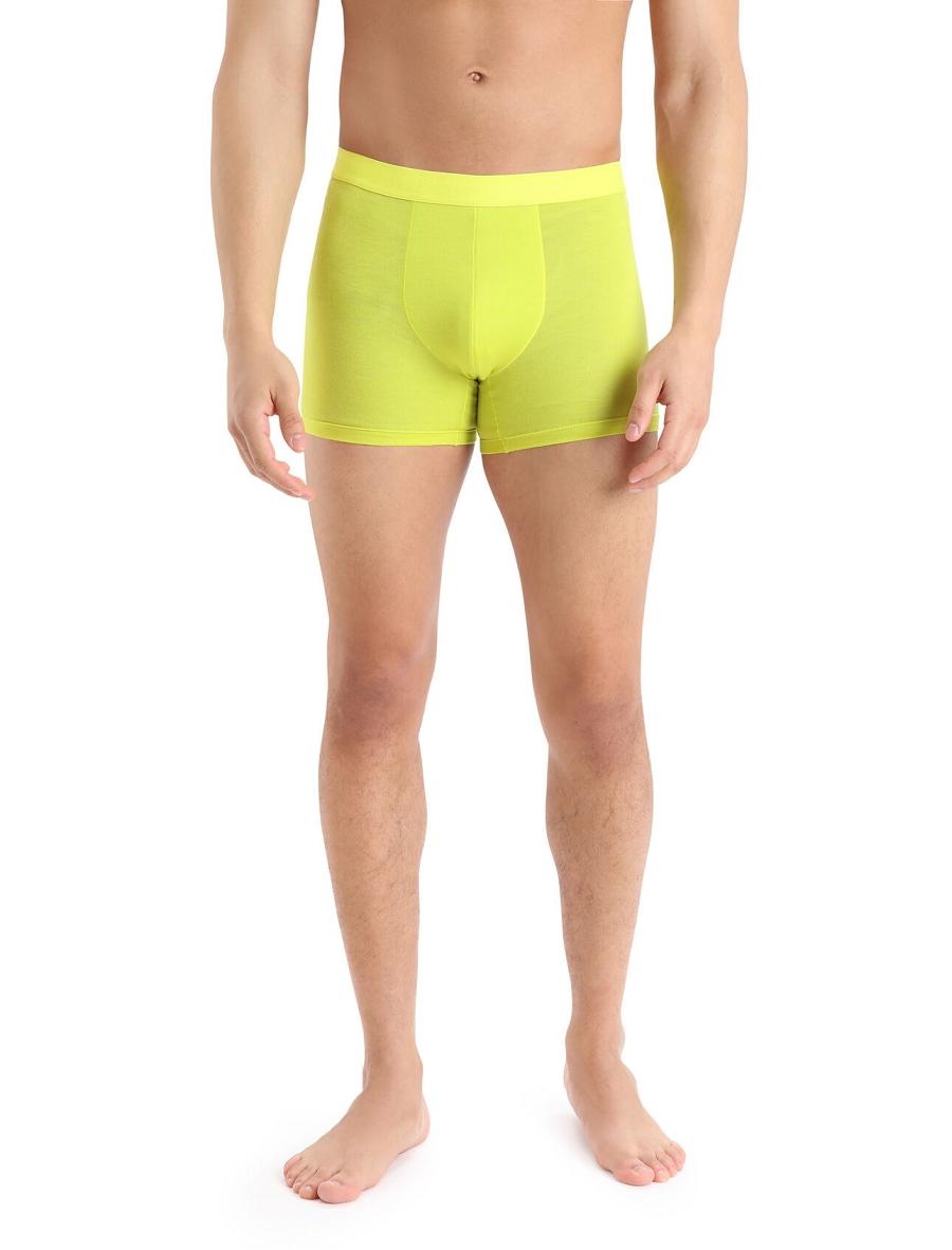 Icebreaker Cool-Lite™ Merino Anatomica Boxers Miesten Alusvaatteet Keltainen | FI 1318BEXC